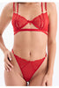 Amelia Bralet Set Red