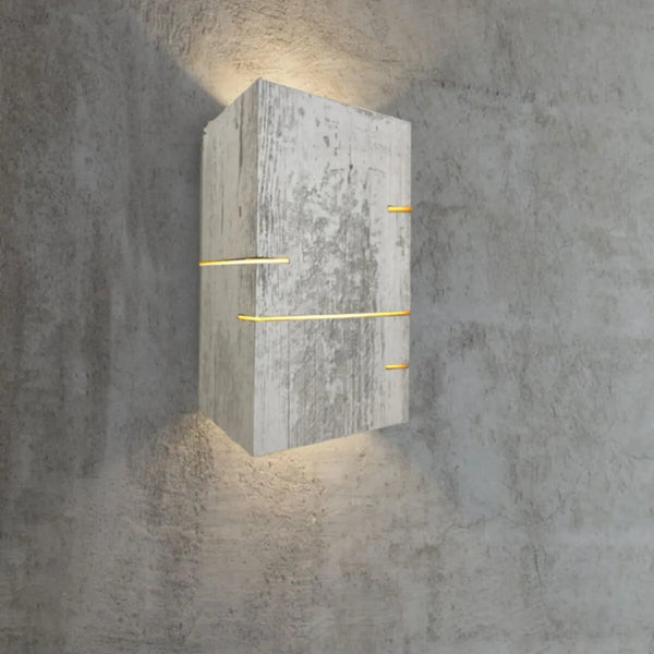 Antik Beyaz Ahşap Duvar Lambası Aplik Dekoratif Tasarım Aydınlatma Ev Iş Yeri Çeşitli Kullanım Alanı