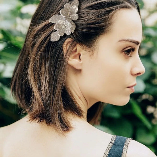 Kristal Taşlı Firkete Papatya Toka Özel Gün Tokası