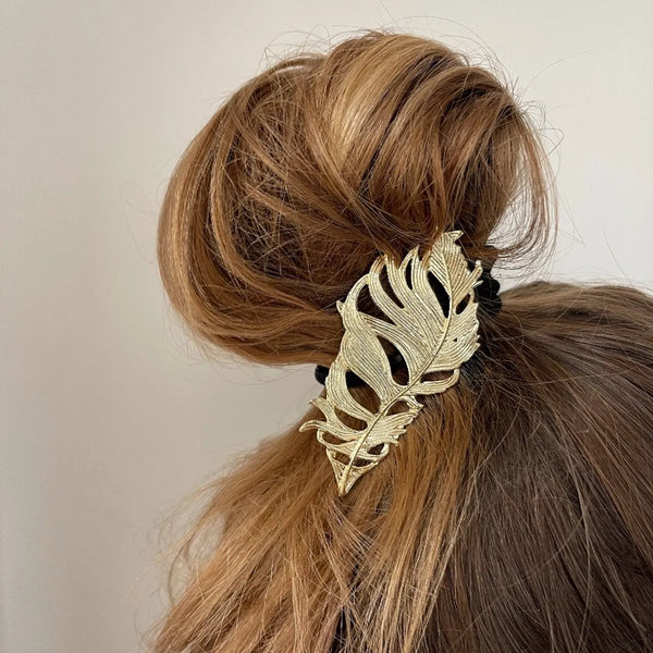 Design Gold Ponytail and Bun Clip