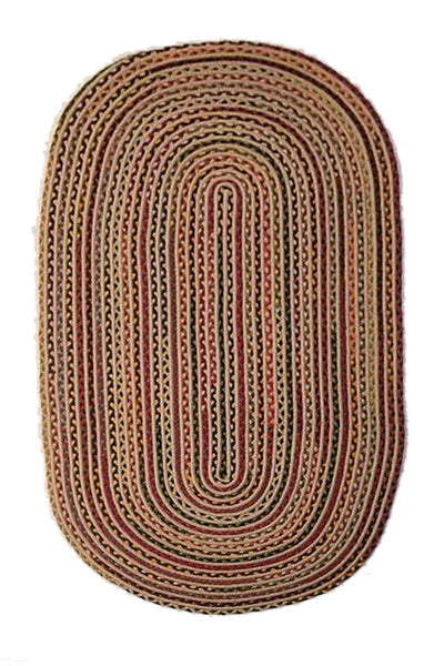 Oval Kilim - Bej WAHSHE-403