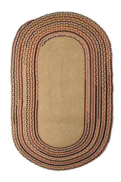 Oval Kilim - Bej