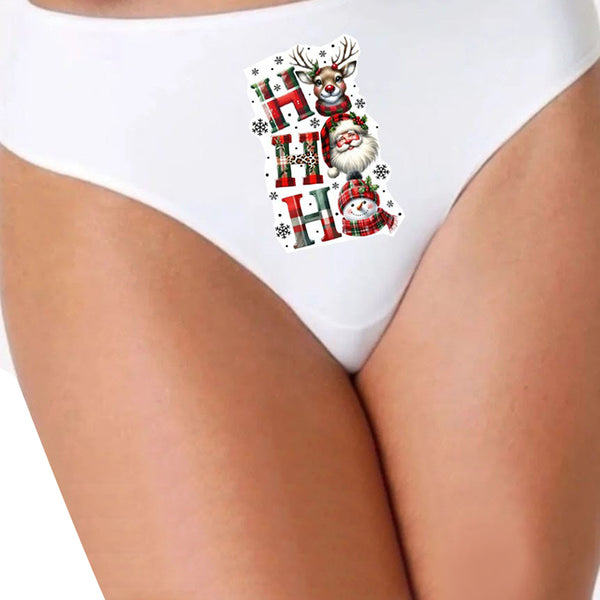 Baskılı Dikişsiz Slip Yeni Yıl Özel