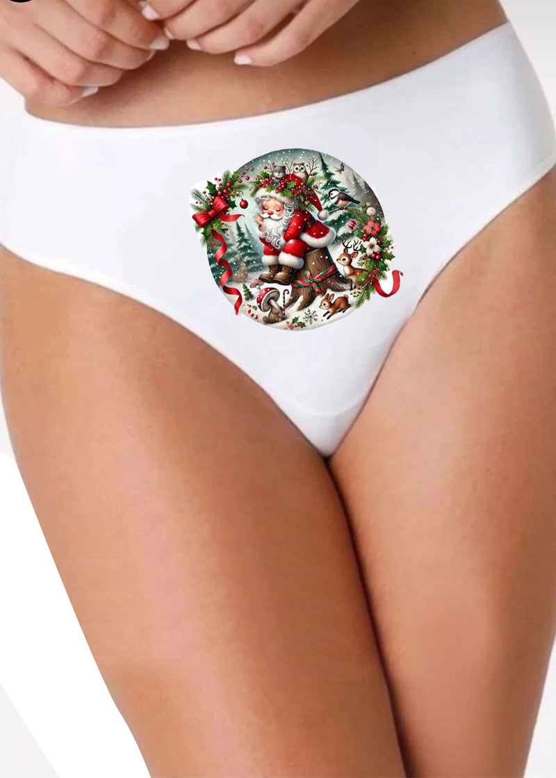 Baskılı Dikişsiz Slip Yeni Yıl Özel