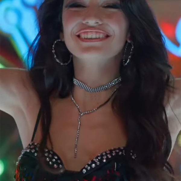 İnci Taneleri Dilber İkili Kolye Gümüş