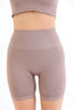 Seamless Corset Biker Leggings Mink