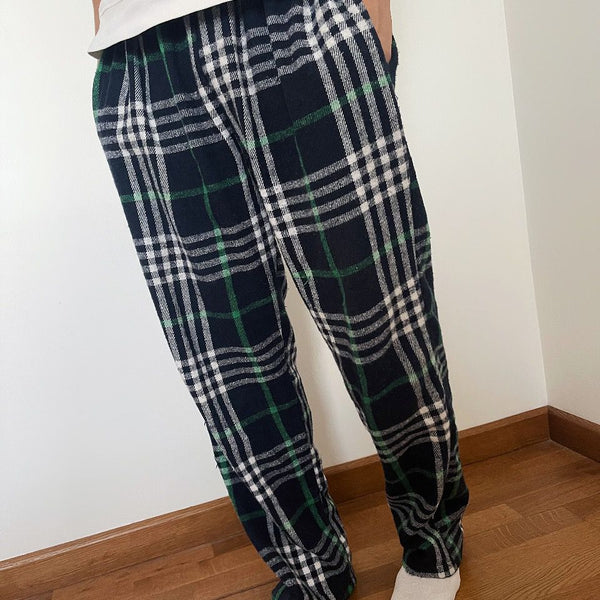 Green Plaid tracksuit - pajamas