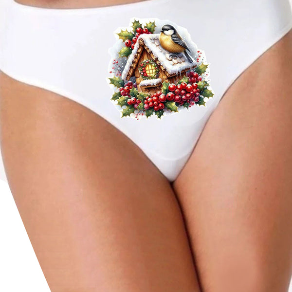 Baskılı Dikişsiz Slip Yeni Yıl Özel