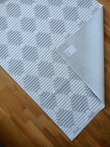 Krem Gri saten Halı