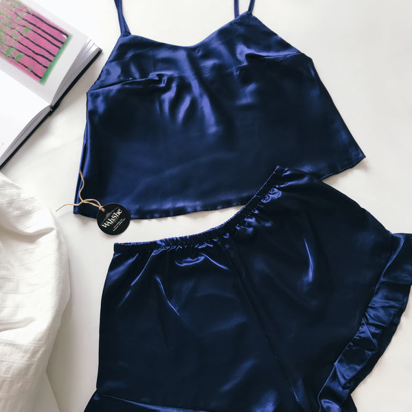 Venus Short Suit Set Blue