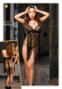 Tasseled BabyDoll Set Black