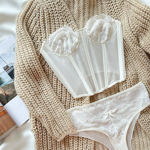 Camelia Vanilla Balenli Büstiyer Set