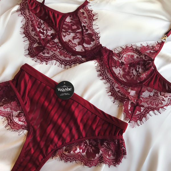 Gabrielle Lace Bralet Set