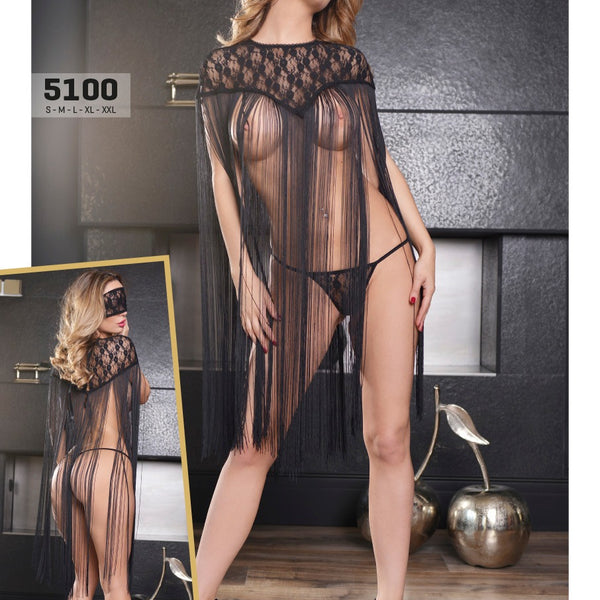 Göz Bantlı Püskül Babydoll