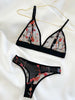 Hidden Butterfly Bralet Set